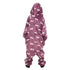 Snuggs Kids Blanket Onesie Mauve Eyes